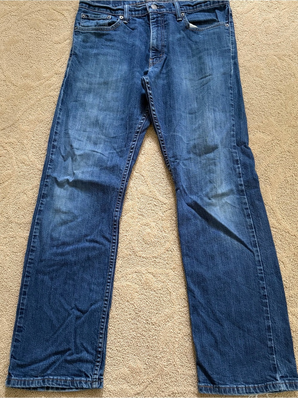 Levi's Men's Straight Blue Denim Jeans